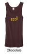 CCCP Ladies Tank Top Soviet Union USSR Insignia Organic Tanktop