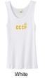 CCCP Ladies Tank Top Soviet Union USSR Insignia Organic Tanktop