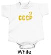 CCCP Romper Soviet Union USSR Russia Insignia Infant Baby Creeper