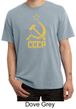 CCCP Shirt Distressed Soviet Union Adult Pigment Dyed T-shirt