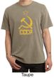 CCCP Shirt Distressed Soviet Union Adult Pigment Dyed T-shirt