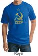 CCCP Shirt Distressed Soviet Union Communism Adult Tall T-shirt