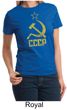 CCCP Shirt Distressed Soviet Union Communism Ladies T-shirt