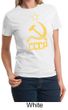 CCCP Shirt Distressed Soviet Union Communism Ladies T-shirt