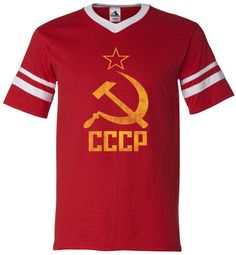 Cccp Shirt - Jersey Mens Soccer Tee