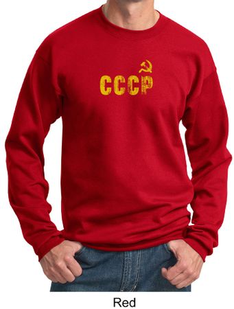 CCCP Sweatshirt Soviet Union USSR Russia Insignia Adult Sweat Shirt