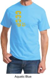 Cccp T-shirt Chest Print Adult Tee Shirt Cccp T-shirt Chest Print Adult Tee Shirt