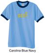 CCCP T-shirt Soviet Union USSR Russia Insignia Adult Ringer Shirt