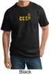 CCCP T-shirt Soviet Union USSR Russia Insignia Adult Tall Tee Shirt
