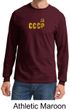 CCCP T-shirt Soviet Union USSR Russia Insignia Long Sleeve Shirt