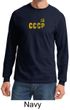 CCCP T-shirt Soviet Union USSR Russia Insignia Long Sleeve Shirt
