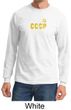 CCCP T-shirt Soviet Union USSR Russia Insignia Long Sleeve Shirt