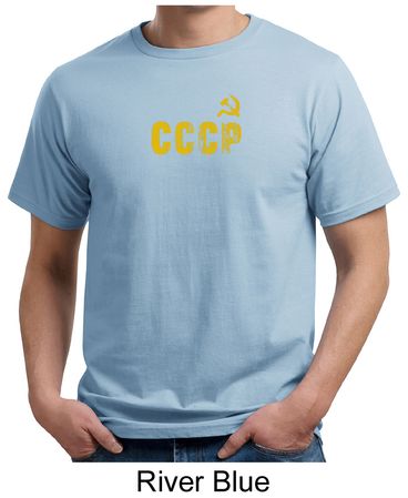 CCCP T-shirt Soviet Union USSR Russia Insignia Organic Tee Shirt