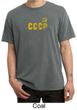 CCCP T-shirt Soviet Union USSR Russia Insignia Pigment Dyed Tee Shirt