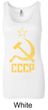 CCCP Tank Distressed Soviet Union Ladies Longer Length Tanktop