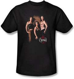 Charmed Kids Shirt Three Hot Witches Youth Black T-shirt