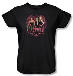 Charmed Ladies Shirt Charmed Girls Black T-shirt