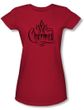Charmed Shirt Charmed Logo Juniors Red Tee Shirt