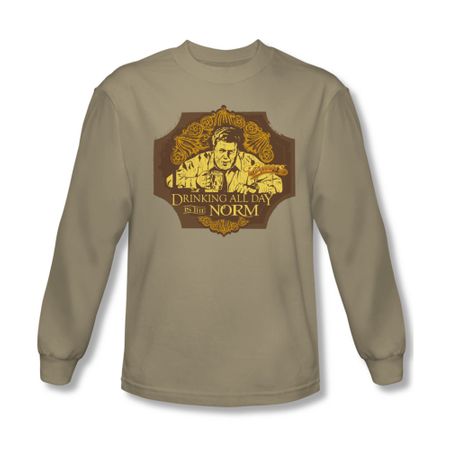 Cheers Drinking Norm Shirt Long Sleeve Tee T-Shirt