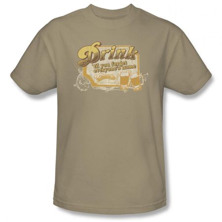 Cheers Drinks Shirt Adult Tee T-Shirt