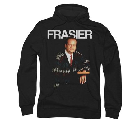 Cheers Fraiser Hoodie Sweatshirt Black Adult Hoody Sweat Shirt