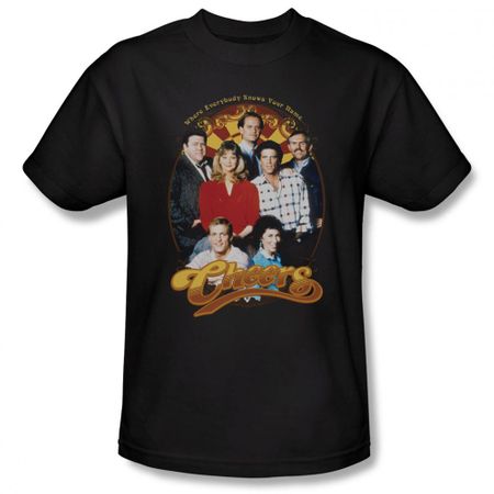 Cheers Group Shot Shirt Adult Tee T-Shirt
