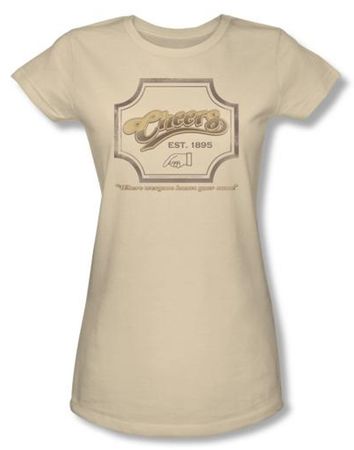 Cheers Juniors Shirt Sign Cream T-Shirt