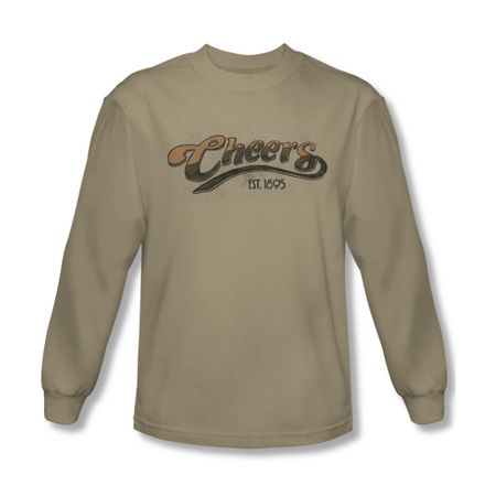 Cheers Logo Shirt Long Sleeve Tee T-Shirt