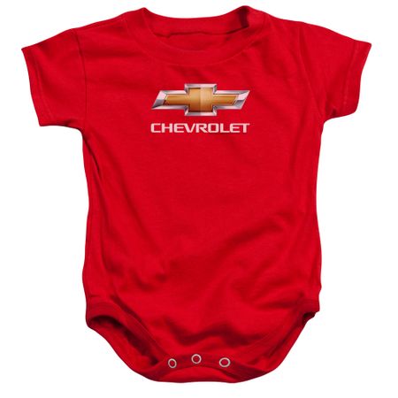 Chevy Baby Romper Bow Tie Red Infant Babies Creeper