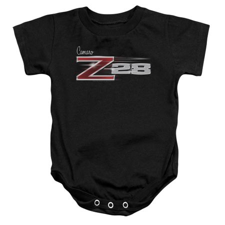 Chevy Baby Romper Camaro Z28 Logo Black Infant Babies Creeper