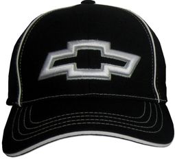 Chevy Bowtie 3D Hat - Fitted Flexfit Fine Embroidered Cap Chevy Bowtie 3D Hat - Fitted Flexfit Fine Embroidered Cap