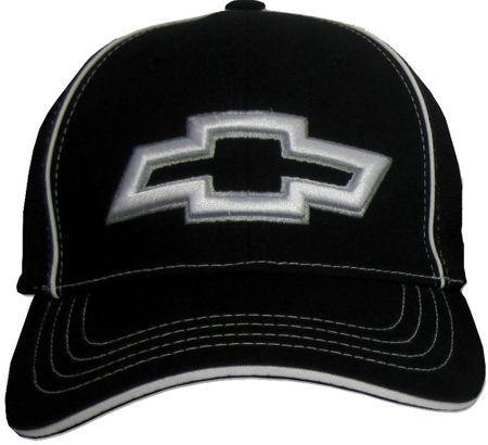 Chevy Bowtie 3D Hat - Fitted Flexfit Fine Embroidered Cap