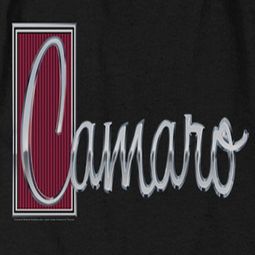 Chevy Camaro Chrome Script T-shirts