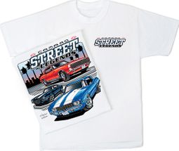 Chevy Camaro T-Shirt - Street Legends Classic Car Adult White Tee