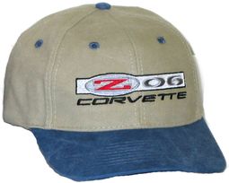 Chevy Corvette Hat - Z06 Fine Embroidered Vette Cap