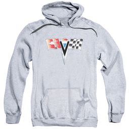 Chevy Hoodie 2ND Gen Vette Nose Emblem Athletic Heather Sweatshirt Hoody