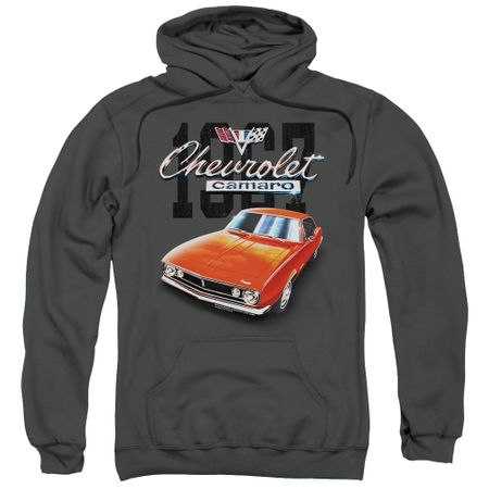 Chevy Hoodie Chevrolet 1967 Red Classic Camaro Charcoal Sweatshirt Hoody