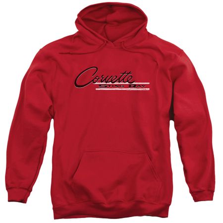Chevy Hoodie Retro Stingray Red Sweatshirt Hoody