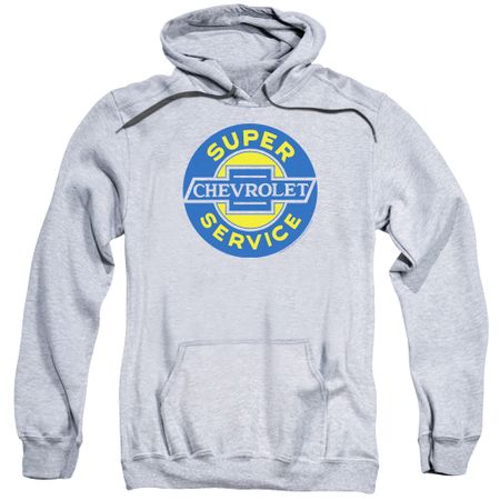 Chevy Hoodie Super Service Athletic Heather Sweatshirt Hoody