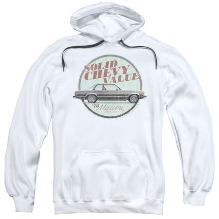Chevy Hoodie Value White Sweatshirt Hoody
