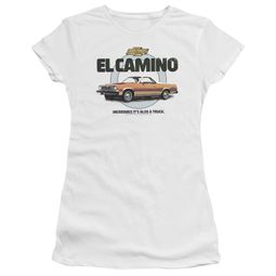 El Camino Chevy Juniors Shirt Also A Truck White T-Shirt