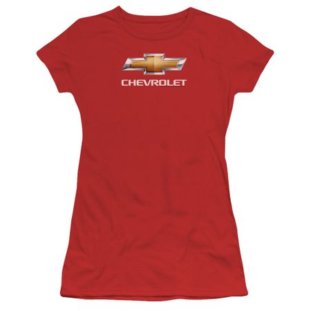 Chevy Juniors Shirt Bow Tie Red T-Shirt