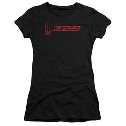 Chevy Juniors Shirt Camaro Z28 Logo Black T-Shirt
