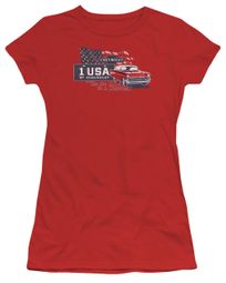 Chevy Juniors Shirt See The USA Chevrolet Red T-Shirt