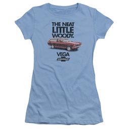 Chevy Juniors Shirt Vega Woody Light Blue T-Shirt