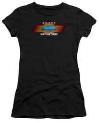 Chevy Juniors Shirt We'll Be There TV Spot Black T-Shirt