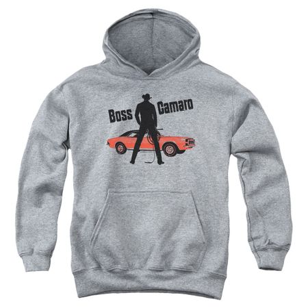 Chevy Kids Hoodie Boss Sports Grey Youth Hoody