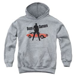 Chevy Kids Hoodie Boss Sports Grey Youth Hoody