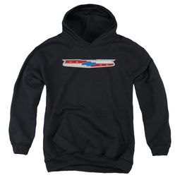 Chevy Kids Hoodie Chevrolet 56 Bel Air Emblem Black Youth Hoody