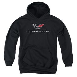 Chevy Kids Hoodie Corvette Emblem Black Youth Hoody Chevy Kids Hoodie Corvette Emblem Black Youth Hoody